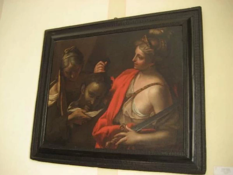 Giuditta e la sua ancella mettono la testa di Oloferne in un sacco - A.S.S.T Bergamo